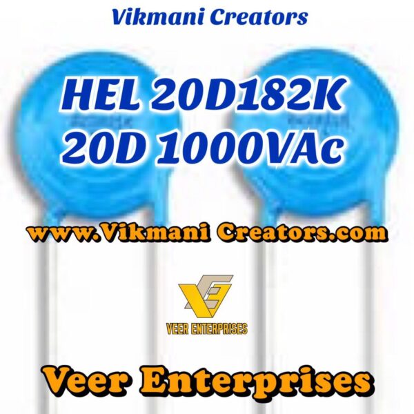MOV HEL-20D182K METAL OXIDE VARISTOR