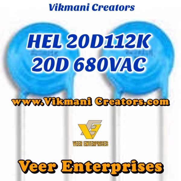 MOV HEL-20D112K METAL OXIDE VARISTOR