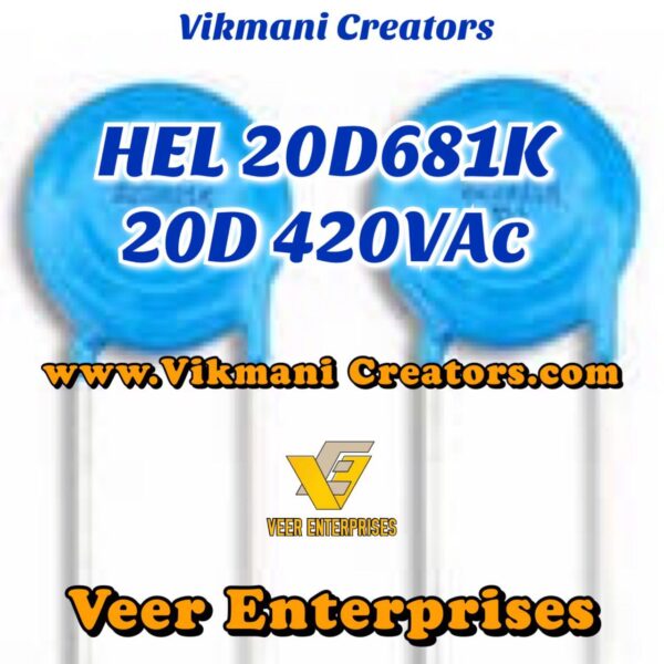 MOV HEL-20D681K METAL OXIDE VARISTOR