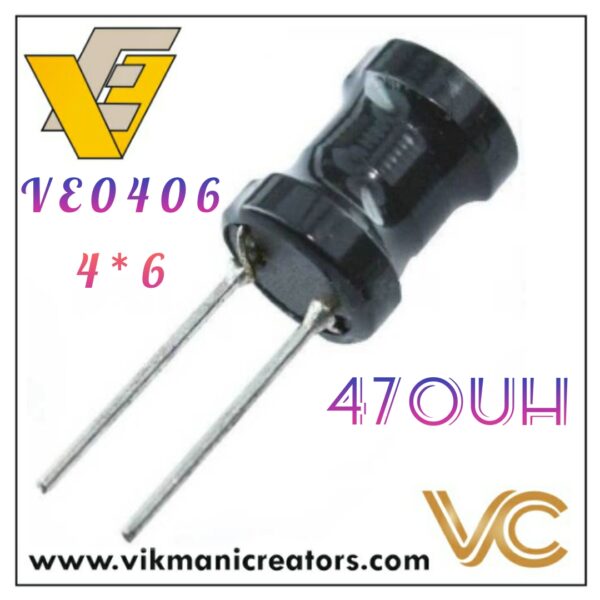 4*6 PK0406-471K 470uH Drum Coil Dip Inductor