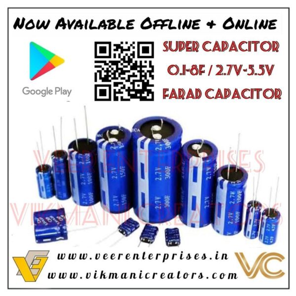 CDA 1F 2.7V  GOLDEN SUPER CAPACITOR