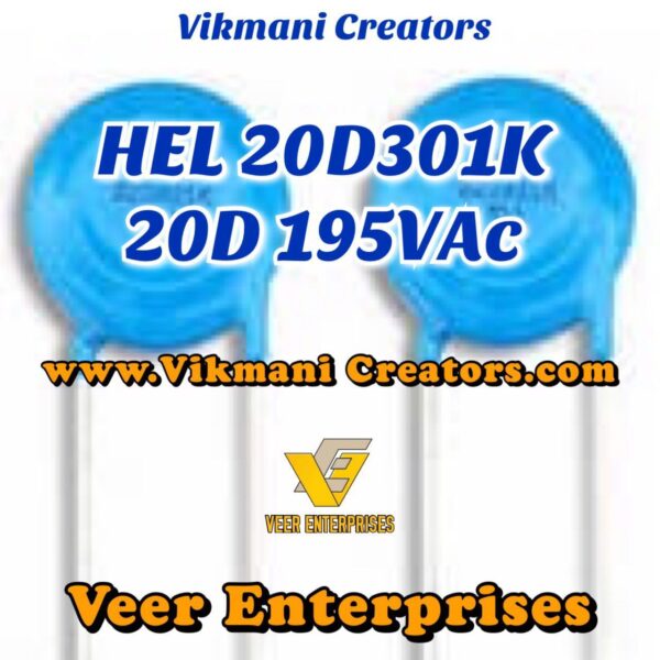 MOV HEL-20D301K METAL OXIDE VARISTOR