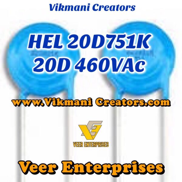 MOV HEL-20D751K METAL OXIDE VARISTOR