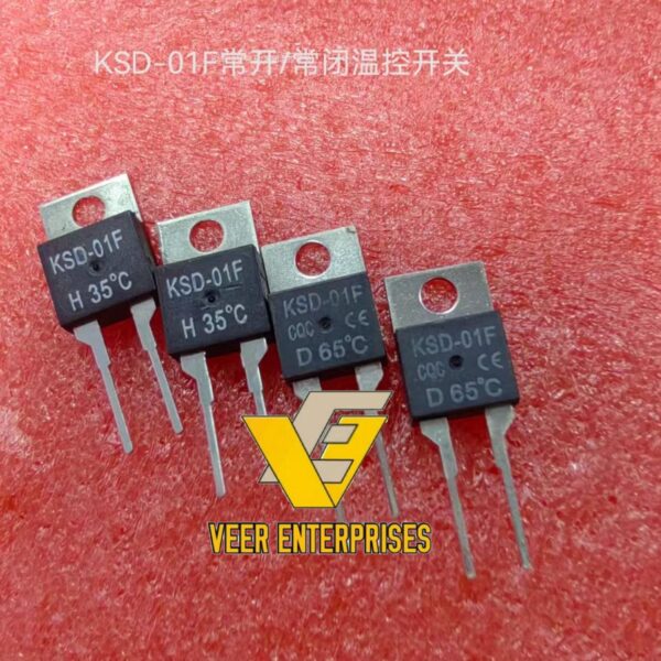 KSD-01F H 60C NORMAL OPEN TEMPERATURE THERMOSTAT TO-220